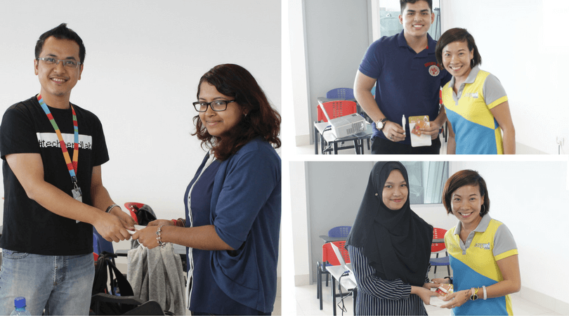 students who participated the Q&A sessions